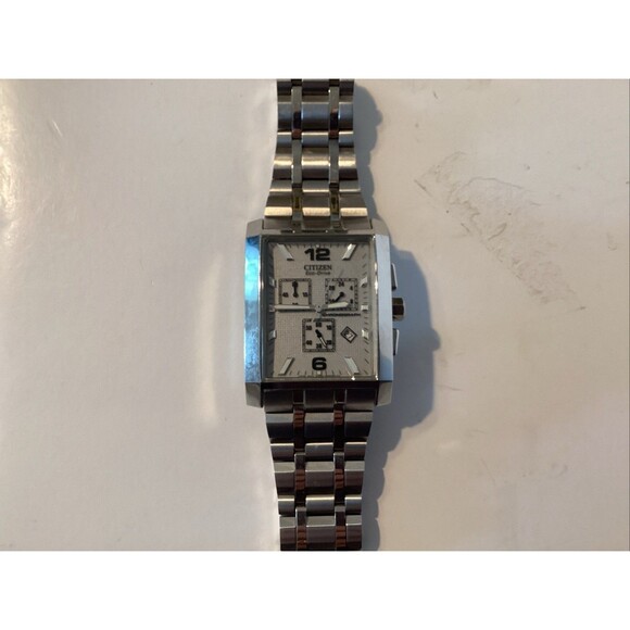 Citizen Other - Citizen Silver and Black Men's Watch - ECO Drive (solar powered)